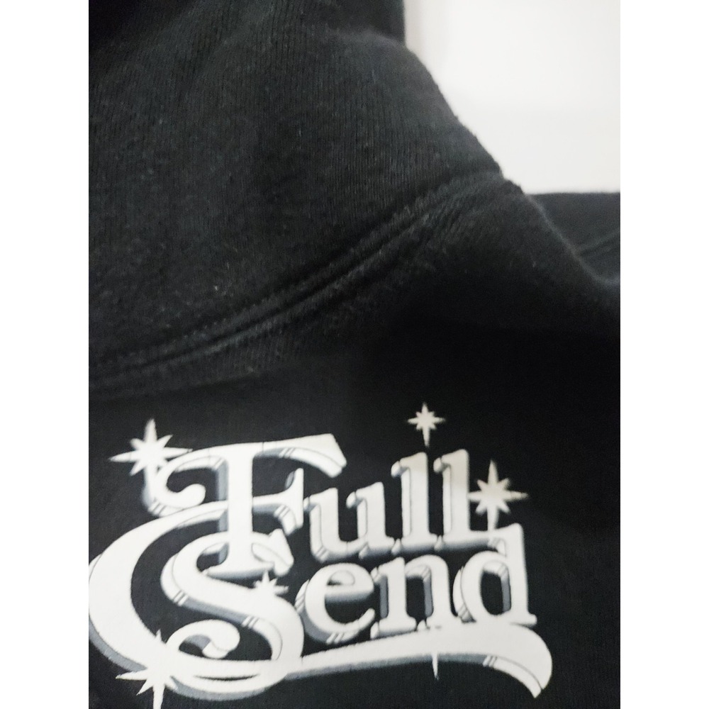 Nelk Boys Full Send OG Hoodie Men's Size Large Long Sleeve Pullover Black - Picture 4 of 6